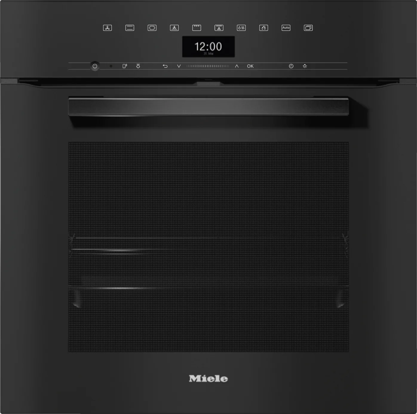 Einbau-Backofen von Miele in mattem Schwarz